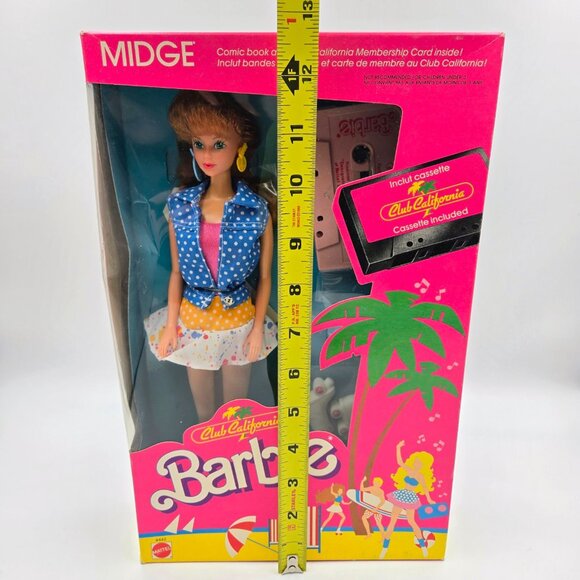 Mattel Canada Barbie Club California Midge Doll With Cassette 1987 NRFB 4442 Rea - Picture 2 of 16